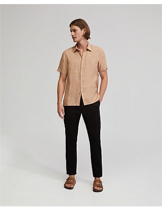 LEYTON PURE LINEN S/S SHIRT