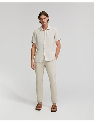 LEYTON PURE LINEN S/S SHIRT