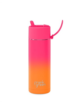 ULTIMATE CERAMIC REUSABLE BOTTLE W FLIP LID SUMMER SUNSET