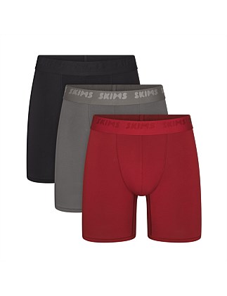 SKIMS STRETCH 3 PACK BOXER BRIEF 5 INCH