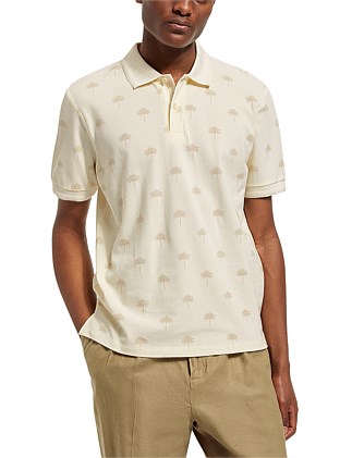 Mini all-over printed polo shirt