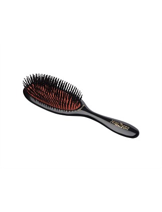 Sensitive Fine Boar Bristle Hairbrush - Dark Ruby