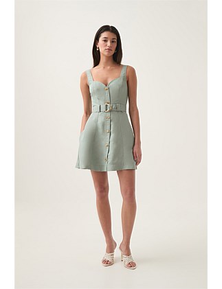 Clay Belted Mini Dress