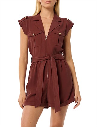 ELKA ZIP DETAIL PLAYSUIT