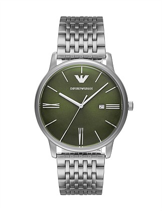 Silver Tone Analogue Watch