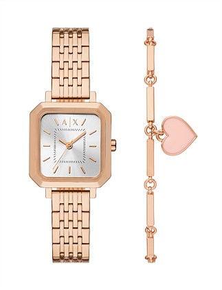 Rose Gold Tone Analogue Watch