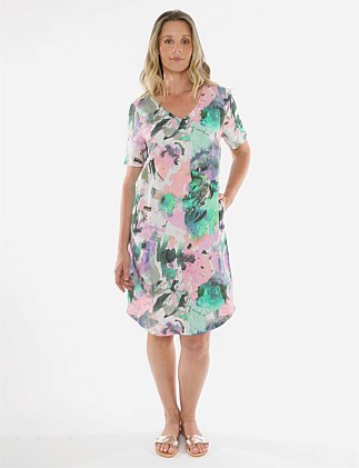 Lush Oasis Shift Dress