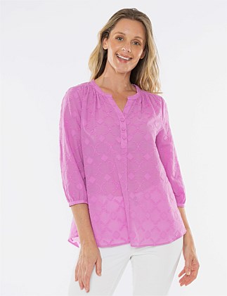 Textured Voile Top