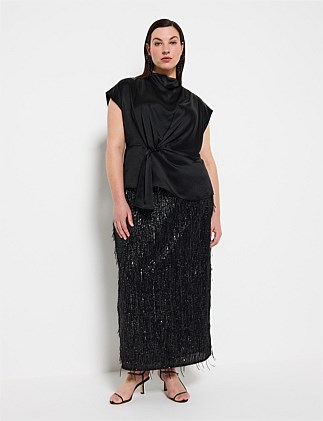 SYLVIA SEQUIN SKIRT