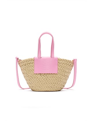 LOGO STRAW TOTE