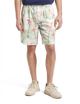 Twilt - printed pleated bermuda shorts