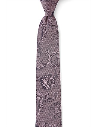 MATTE FLORAL 6CM TIE