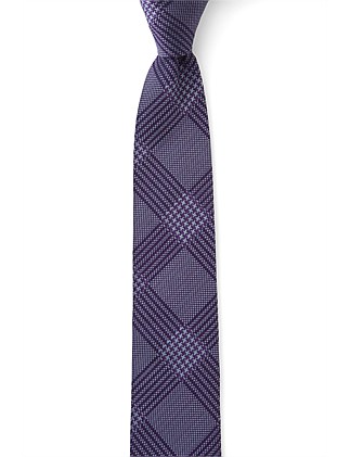 HOUNDSTOOTH CHECK 6CM TIE