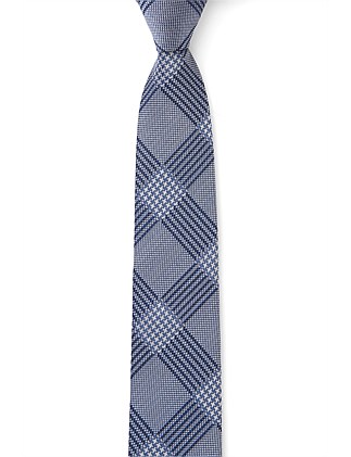 HOUNDSTOOTH CHECK 6CM TIE