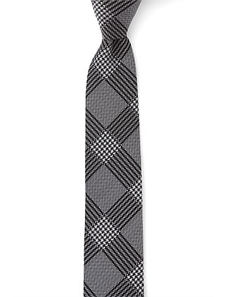 HOUNDSTOOTH CHECK 6CM TIE