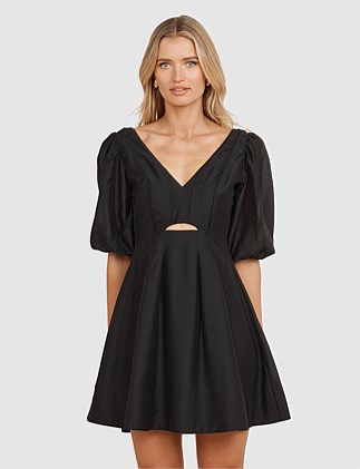 AURORA PUFF SLEEVE MINI DRESS