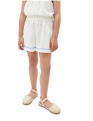 EMBROIDERED SHORT