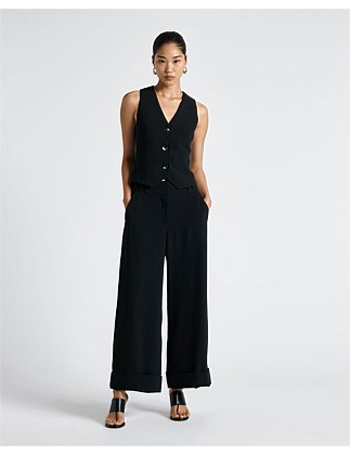 CREPE CROPPED PANT