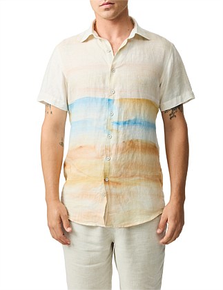 PACIFIC BAY SHORT SLEEVE SPORTS FIT SHIRT - HORIZON