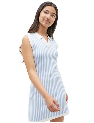 STRIPE KNIT DRESS