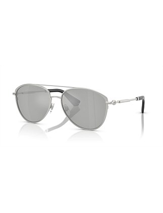 Pilot SILVER CLEAR MIRROR SILVER Sunglasses