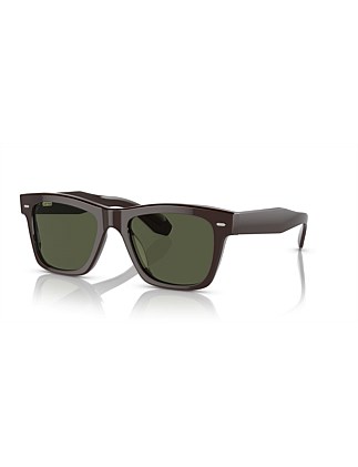 N.04 SUN Rectangle KURI BROWN G-15 Sunglasses