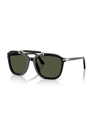 Square BLACK GREEN Sunglasses