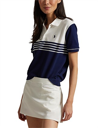 AUSTRALIAN OPEN STRIPED PIQUÉ POLO SHIRT