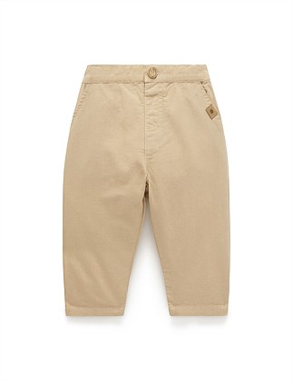 LINEN BLEND CHINO