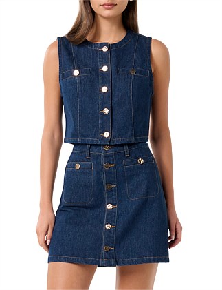 ASHLEY DENIM VEST