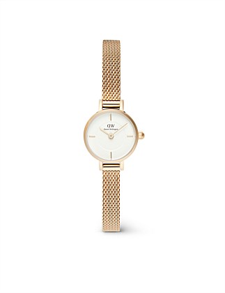 Petite Mini Evergold 19mm Gold White Dial Watch