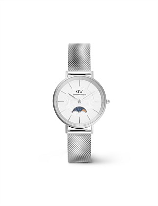 Lune Moonphase Sterling 32mm Silver Watch