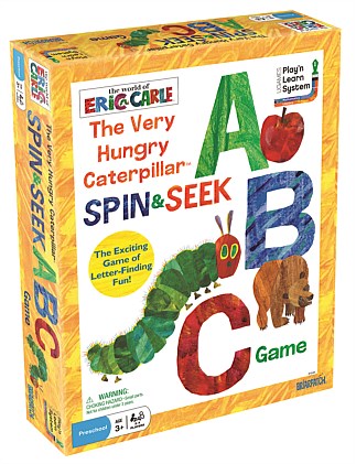 THE VERY HUNGRY CATERPILLAR SPIN & SEEK ABC GAME