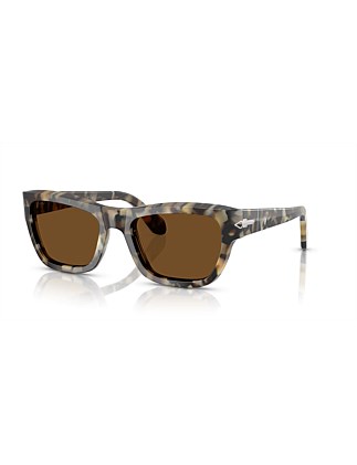 N.04 SUN Rectangle KURI BROWN G-15 Sunglasses