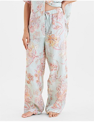 Coco Resort Linen Full Length Pant