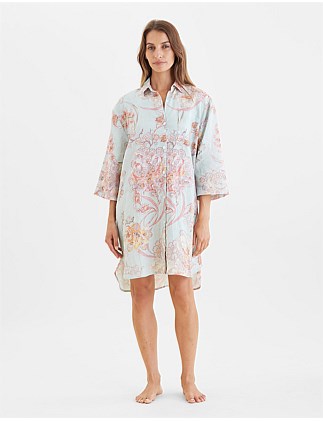 Coco Resort Linen Nightshirt