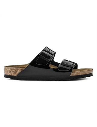 WOMEN'S Arizona Patent Black Birko-Flor Regular SANDAL