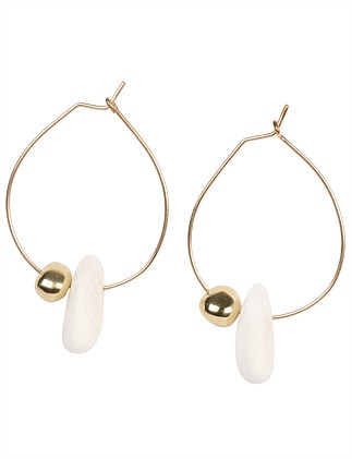 JOIE DE VIVRE HOOP EARRINGS