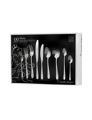 ALBANY 100PC CUTLERY SET