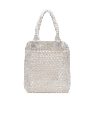 CROCHET STRAW TOTE