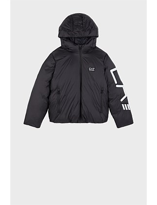 MOUNTAIN WINTER JACKET BOY POLAR LOGO