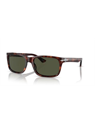 Rectangle HAVANA GREEN Sunglasses