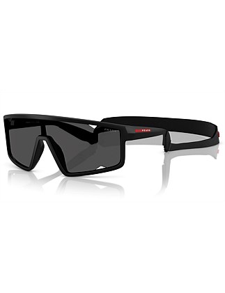 Rectangle MATTE BLACK DARK GREY Sunglasses