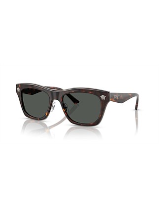 Rectangle HAVANA DARK GREY Sunglasses