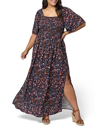 INDIGO TONIC - RENATA MAXI DRESS