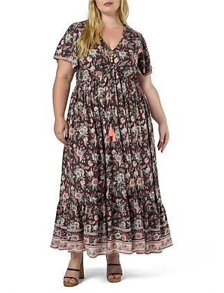 THE POETIC GYPSY - VINTAGE BOHO VISIONS MAXI DRESS