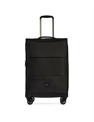 SOFT STRIPE 71CM EXP SUITCASE BLACK