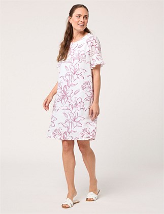 LILIUM ELBOW SLEEVE DRESS