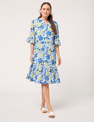 SABRYNA ELBOW SLEEVE DRESS