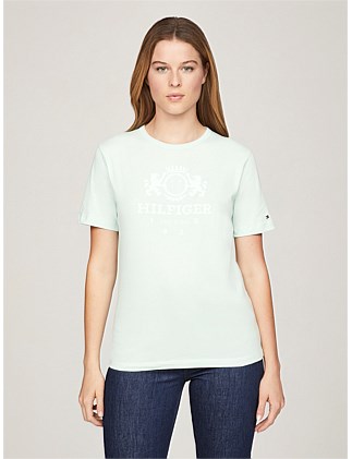 Contrast Trim Crew Neck T-Shirt